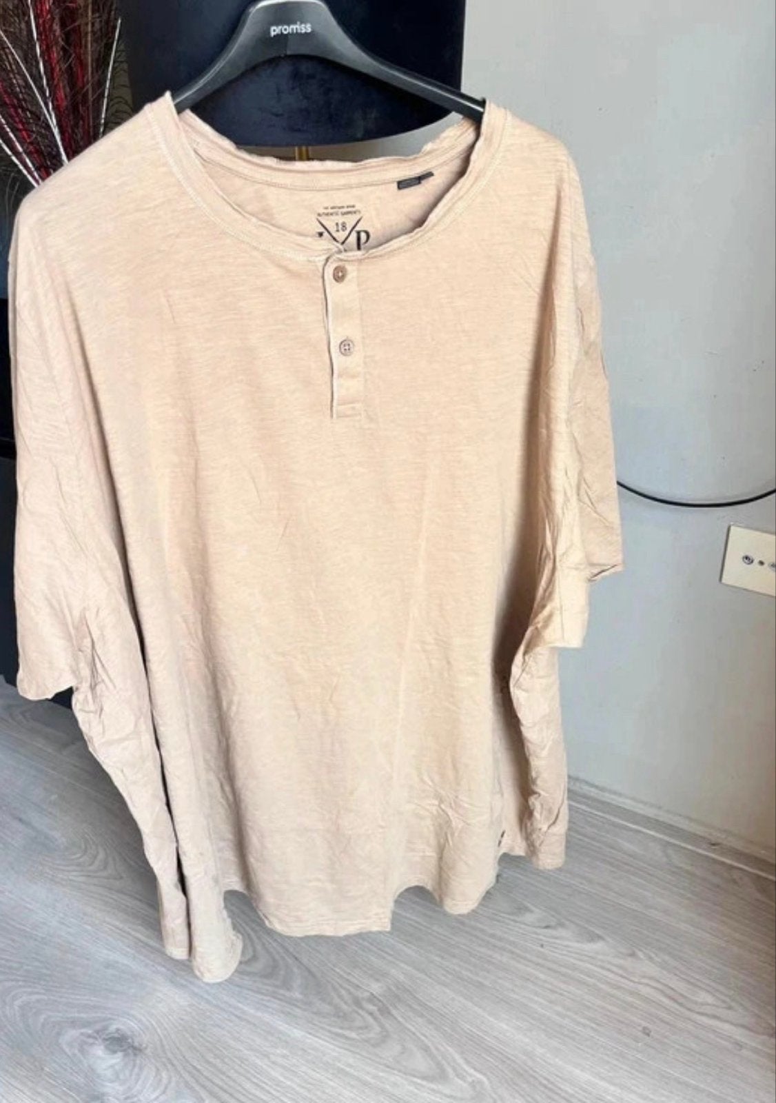 Comfortabel JP shirt in maat 8XL met stretch, Kleding | Heren, Ophalen of Verzenden, Zo goed als nieuw, Overige maten, Beige