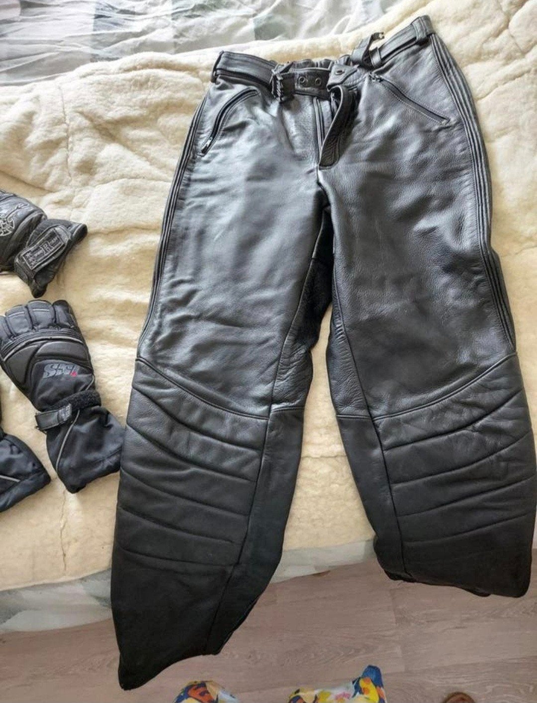 MJK Leren Motorbroek Dames - Maat 42, Motoren, Broek | leer, Ophalen of Verzenden, Dames, MJK