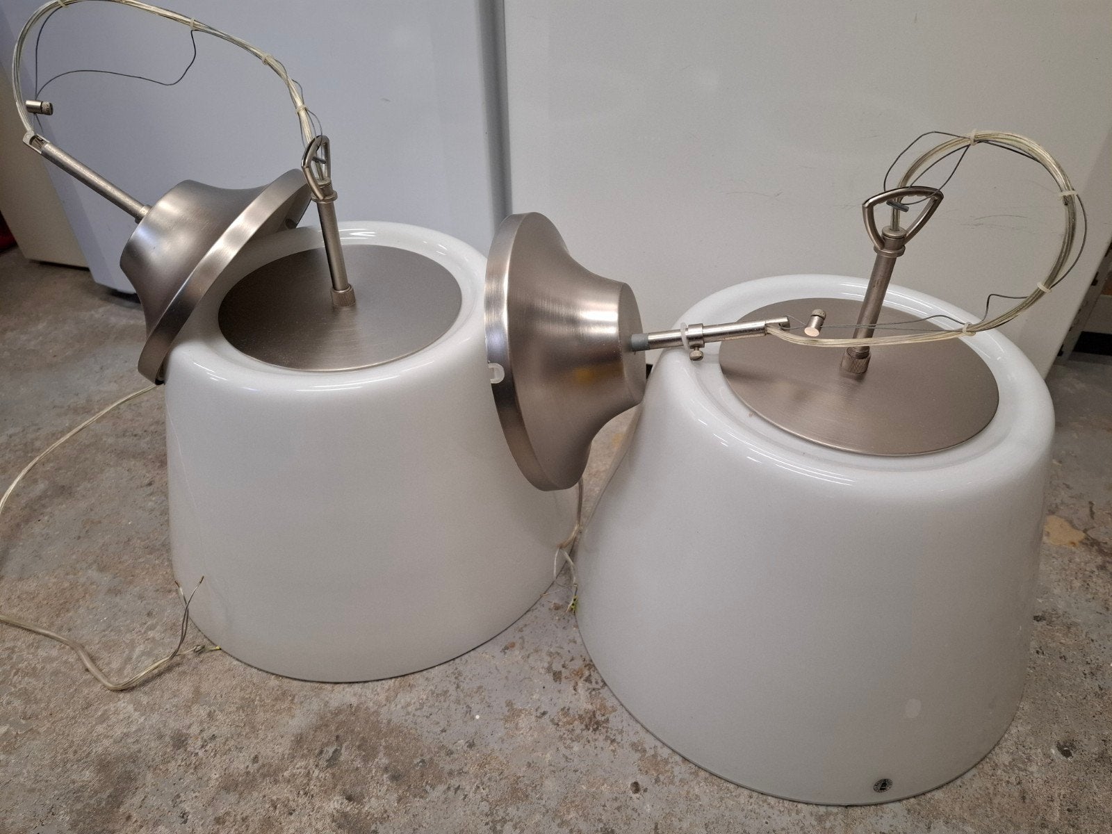 IKEA Stockholm glazen hanglampen, dimbaar door aanraking, Ophalen, Gebruikt, Modern, Scandinavisch, Glas
