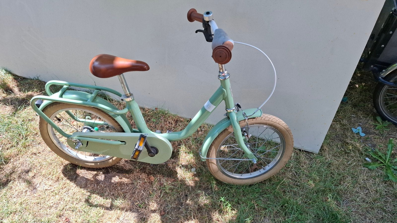 Puky kinderfiets 16 inch - Groen, Ophalen, Velgrem, Puky, 16 tot 20 inch