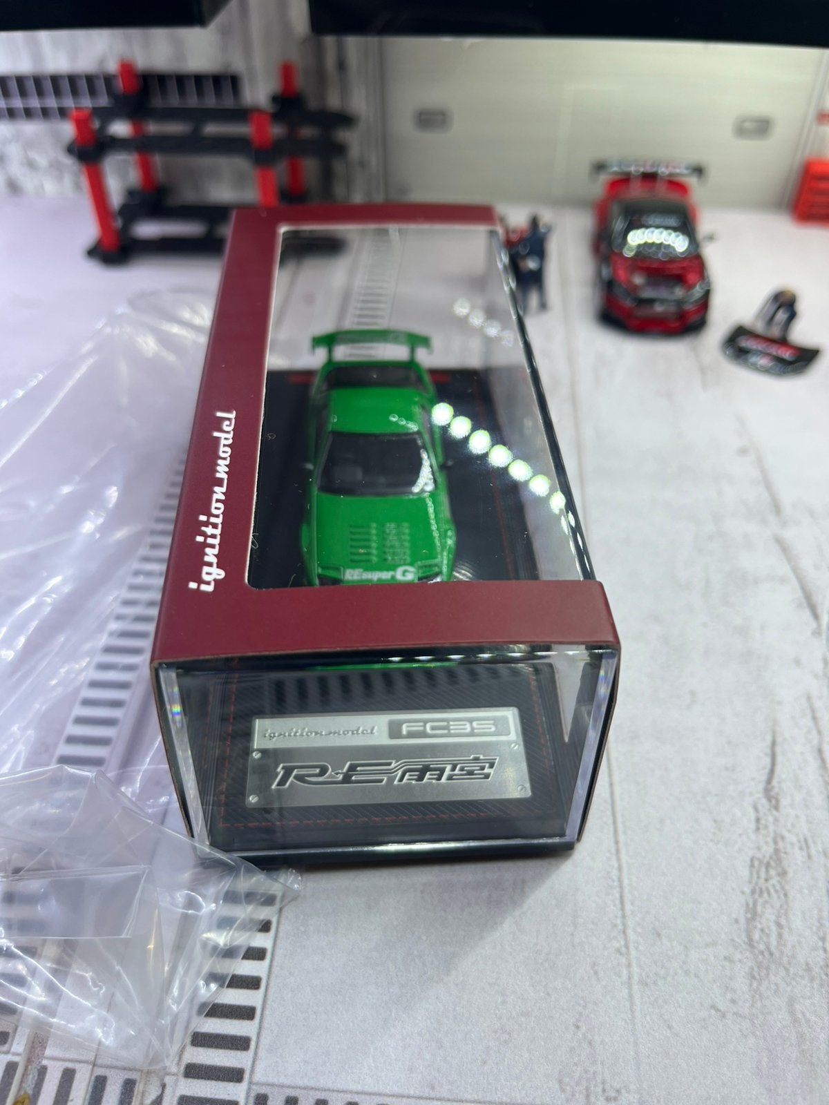Mazda RX-7 1:64 Ignition Model, Verzenden, Zo goed als nieuw, Auto