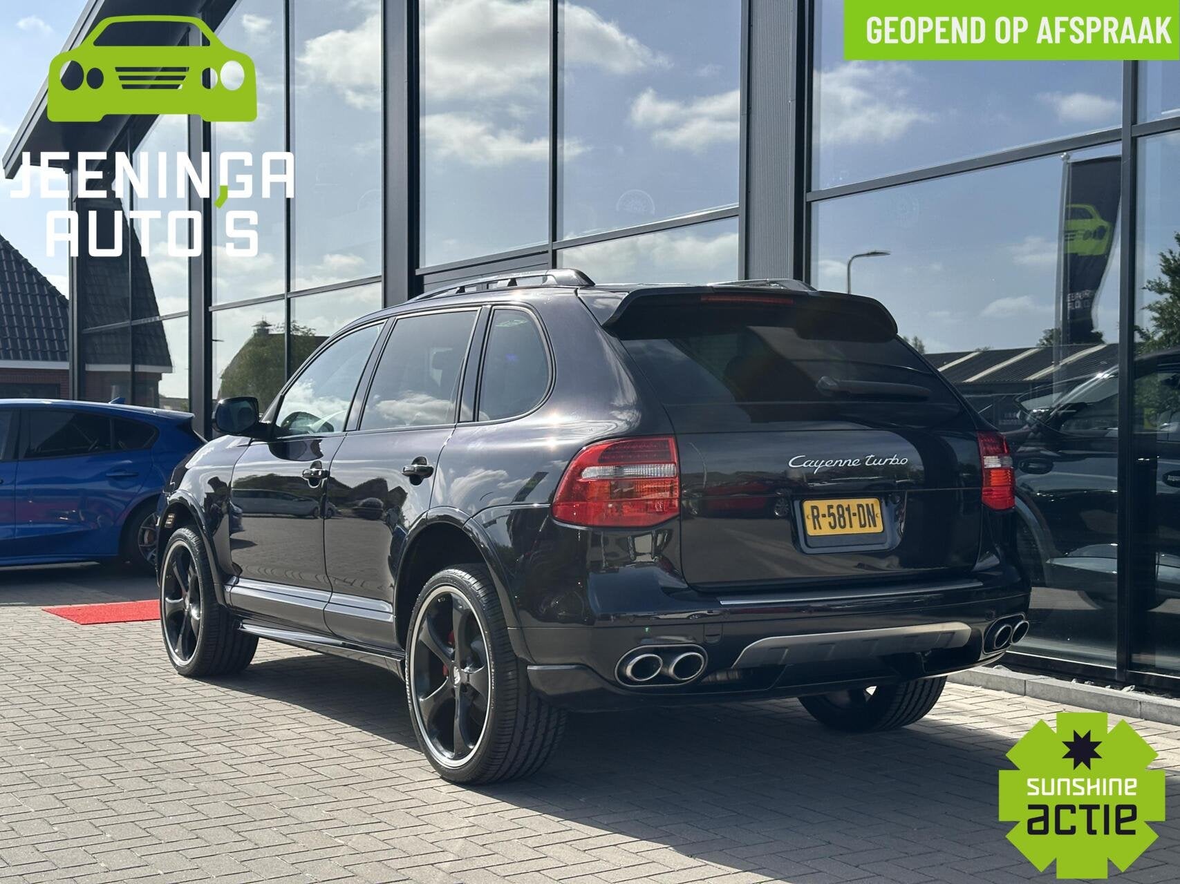 Porsche Cayenne 4.8 Turbo | Youngtimer|Pano|Leer|Memory|Stoe, Auto's, Porsche, Automaat, Cayenne, Gebruikt, 8 cilinders