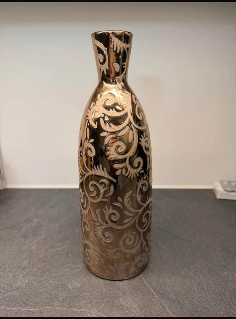 Leuk fles/vaas, Ophalen, Overige kleuren, Aardewerk of Porselein, Zo goed als nieuw
