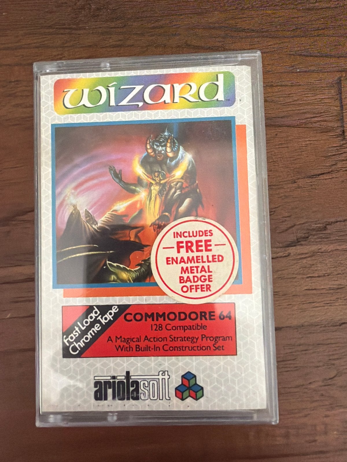 Wizard Commodore 64 Cassette - Ariolasoft (Vintage Game), Spelcomputers en Games, Games | Overige, Gebruikt, 1 speler, Ophalen of Verzenden
