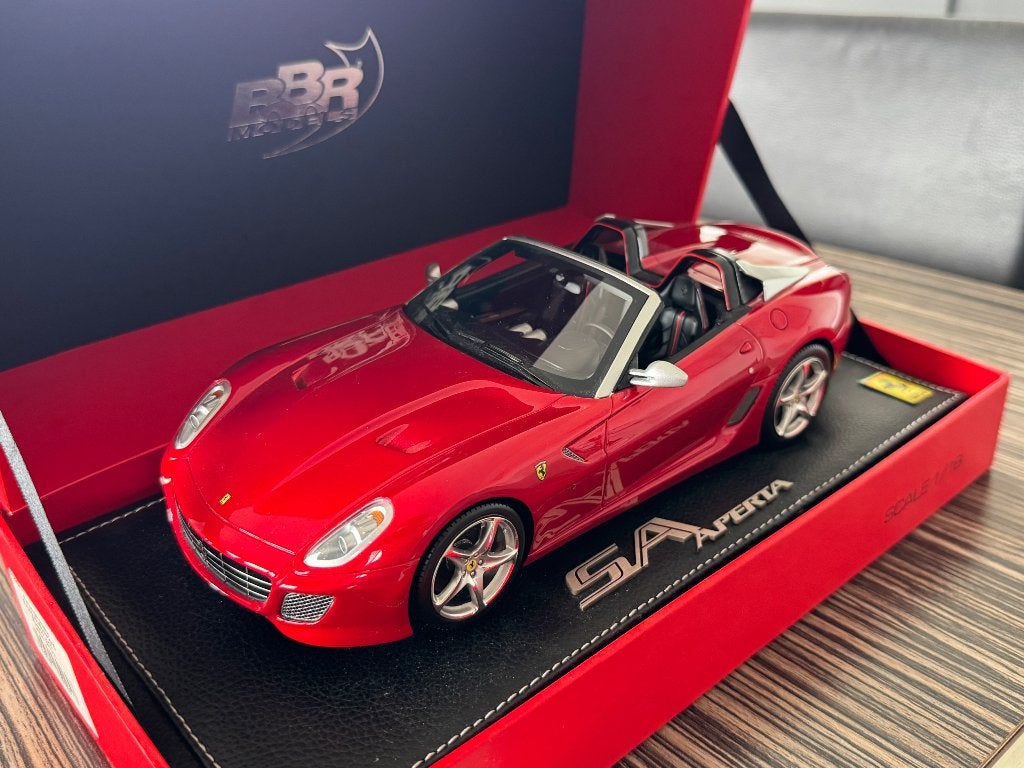 BBR Ferrari 599 SA Aperta rosso fuoco 1:18, Ophalen, Nieuw, Overige merken