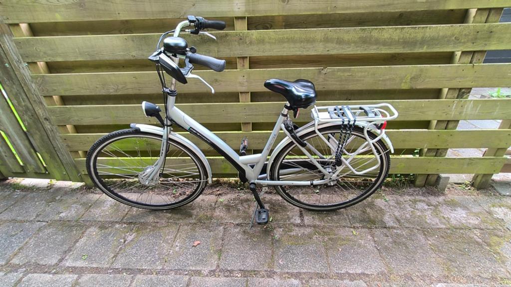 Sparta Damesfiets 56 inch met spiegel en richtingaanwijzer, 56 cm of meer, Ophalen, Gebruikt, Sparta