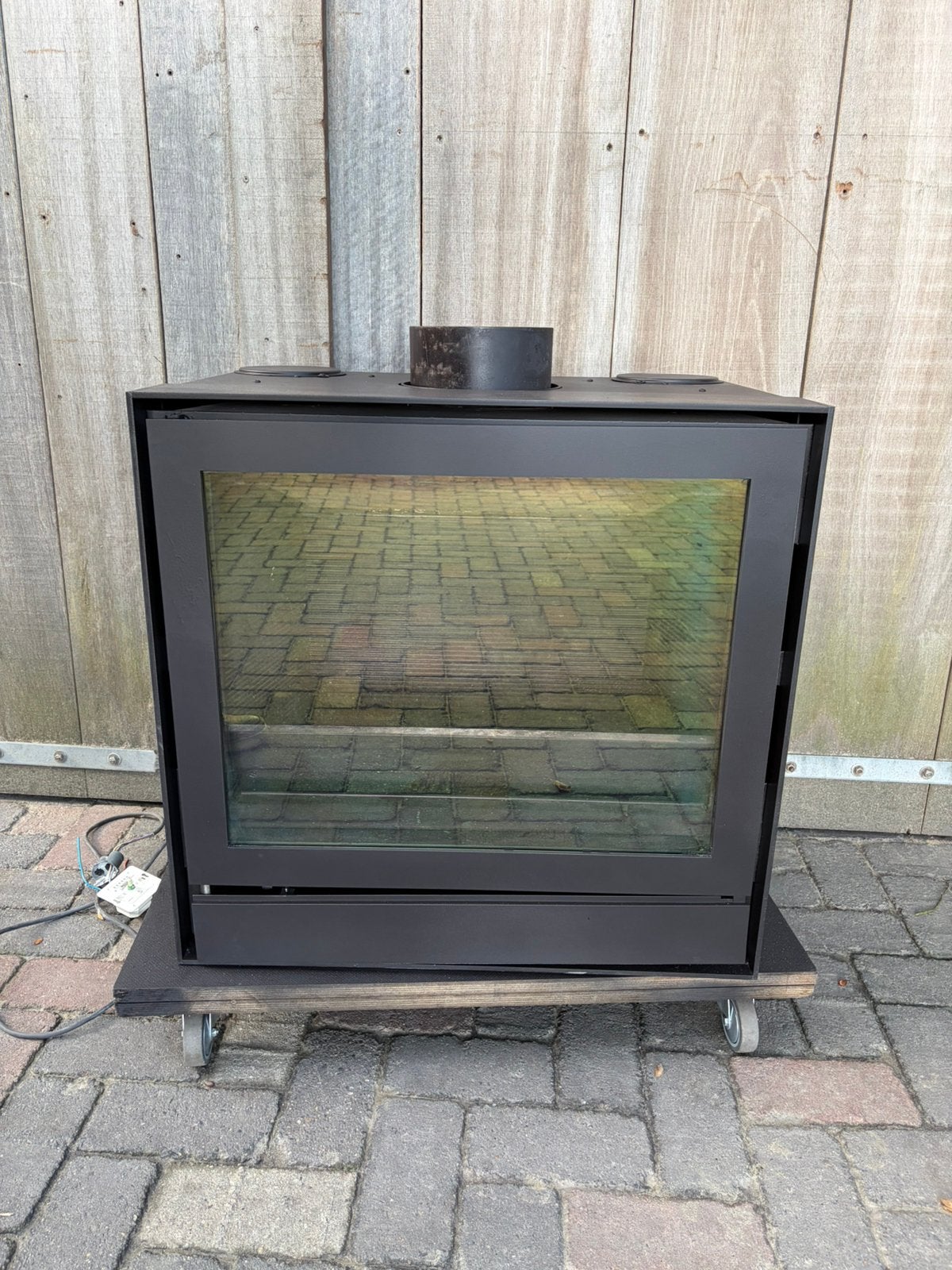 Nestor Martin NIQ 43 houtkachel met kader, P, P, P, Houtkachel