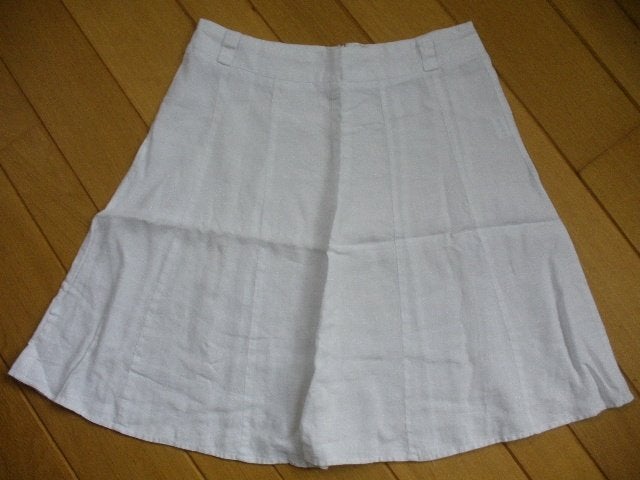 WOMAN STAX rok wit linnen maat 38, Kleding | Dames, Maat 38/40 (M), Ophalen of Verzenden, Zo goed als nieuw, Boven de knie