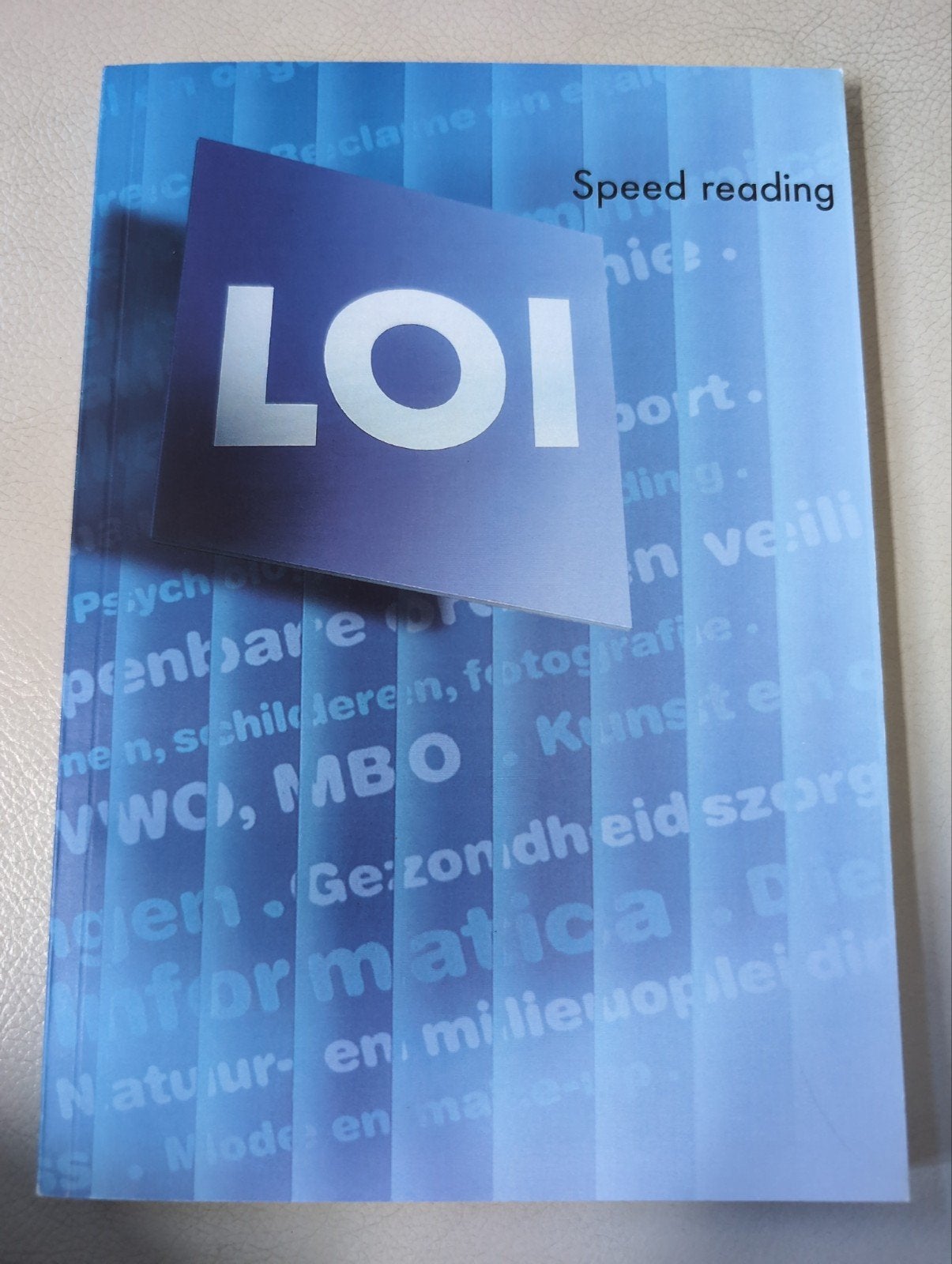 LOI Oefenboek Speed Reading met CD, Ophalen of Verzenden, Zo goed als nieuw, Overige niveaus, LOI