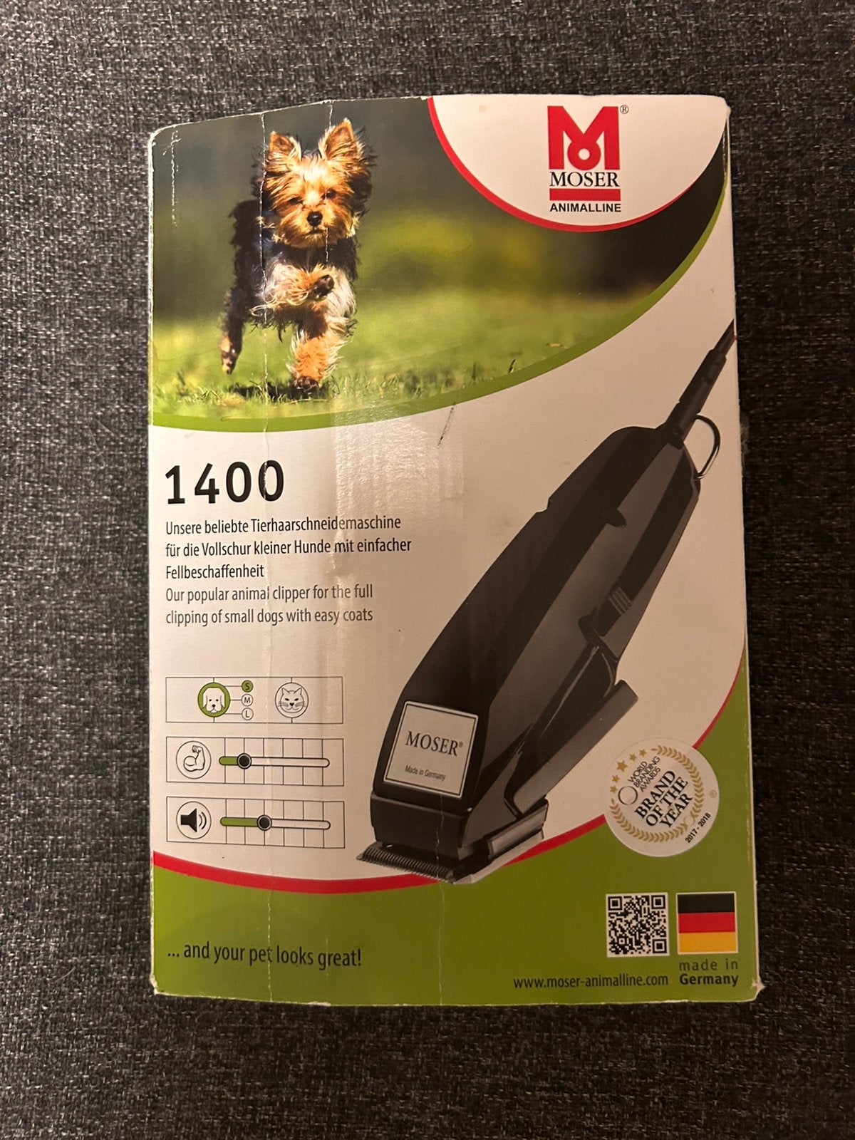 Moser 1400 tondeuse/ trimapparaat, Dieren en Toebehoren, Honden-accessoires, Ophalen, Zo goed als nieuw