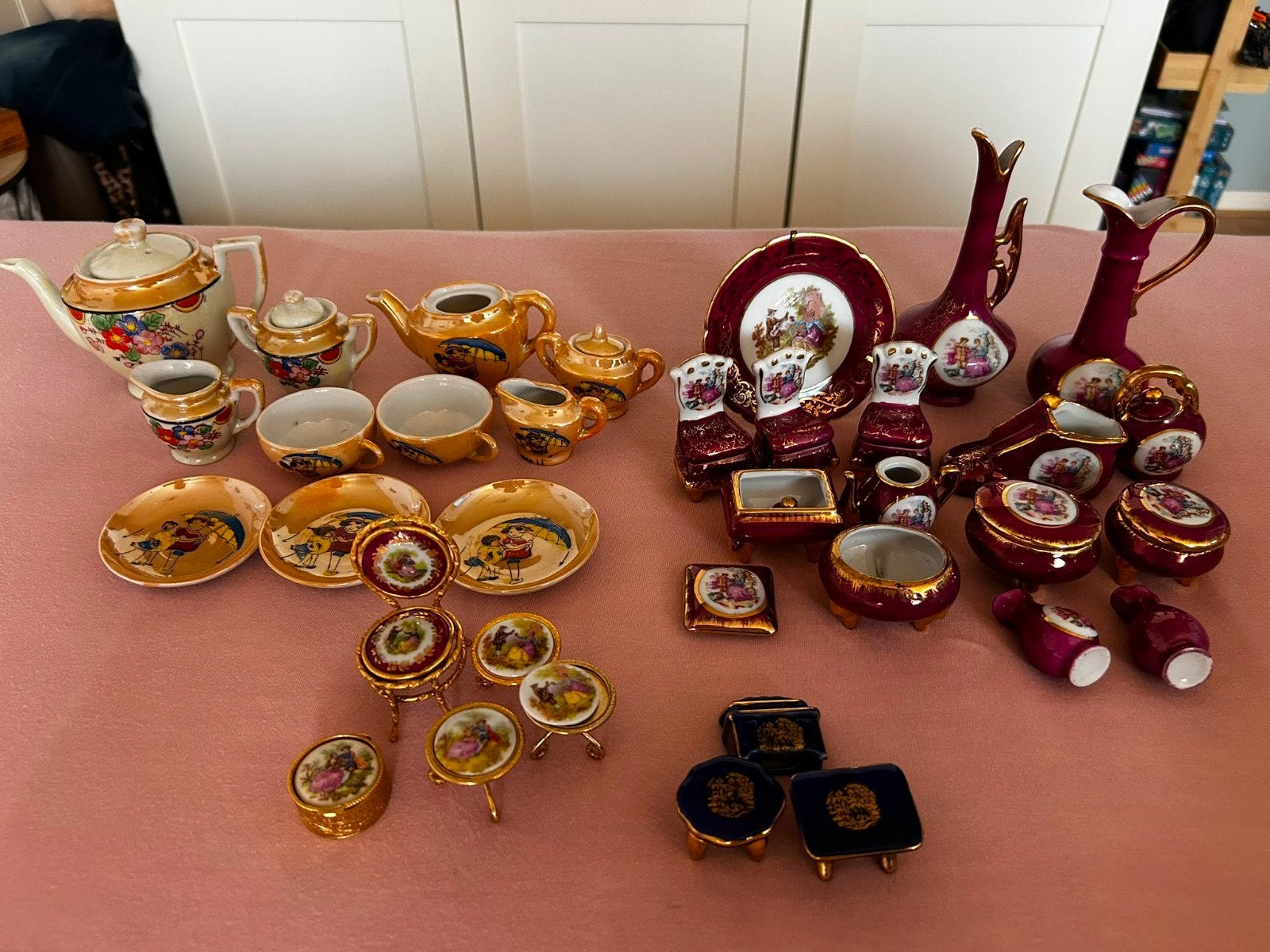 porselein klein thee servies, Antiek en Kunst, Ophalen of Verzenden