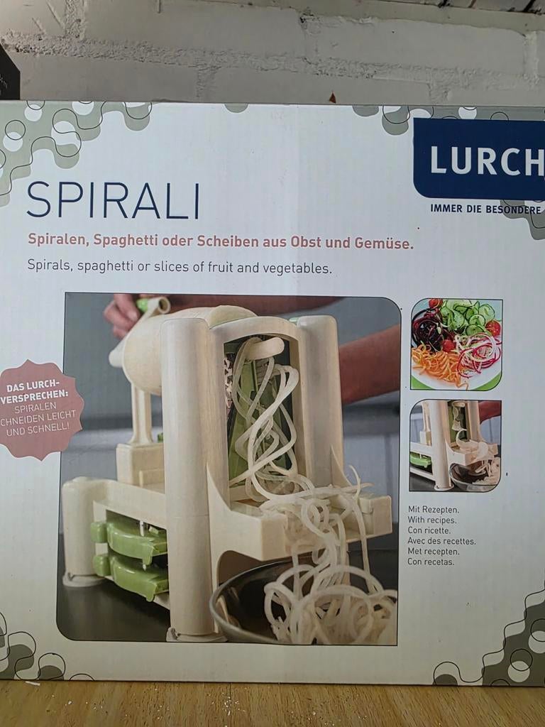 Lurch Spiralizer: Spiraalsnijder voor groenten en fruit., Beige, Overige typen, Kunststof, Ophalen of Verzenden