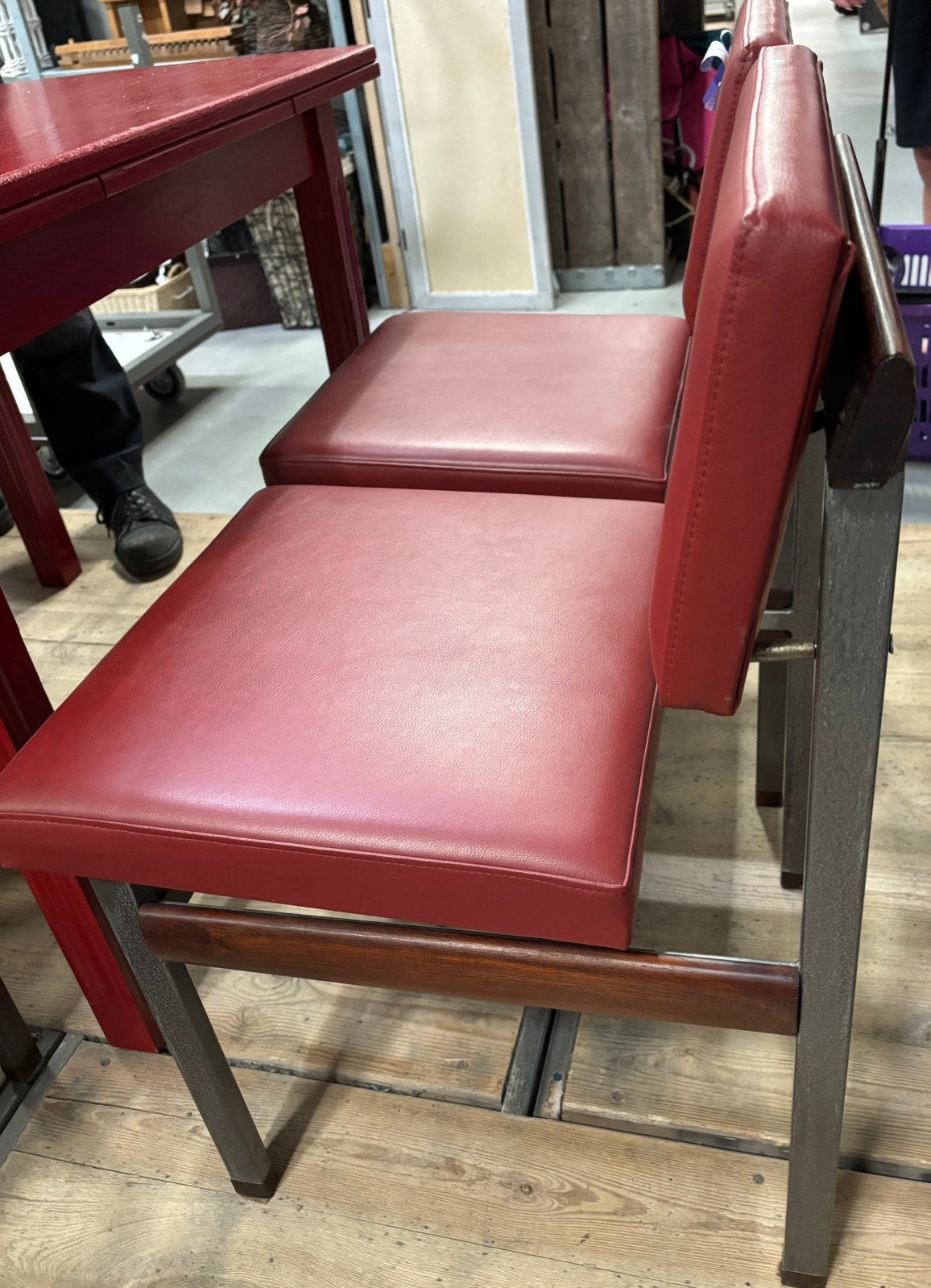 Set van 4 Louis van Teeffelen 'Pali' eetkamerstoelen voor Wé, Ophalen