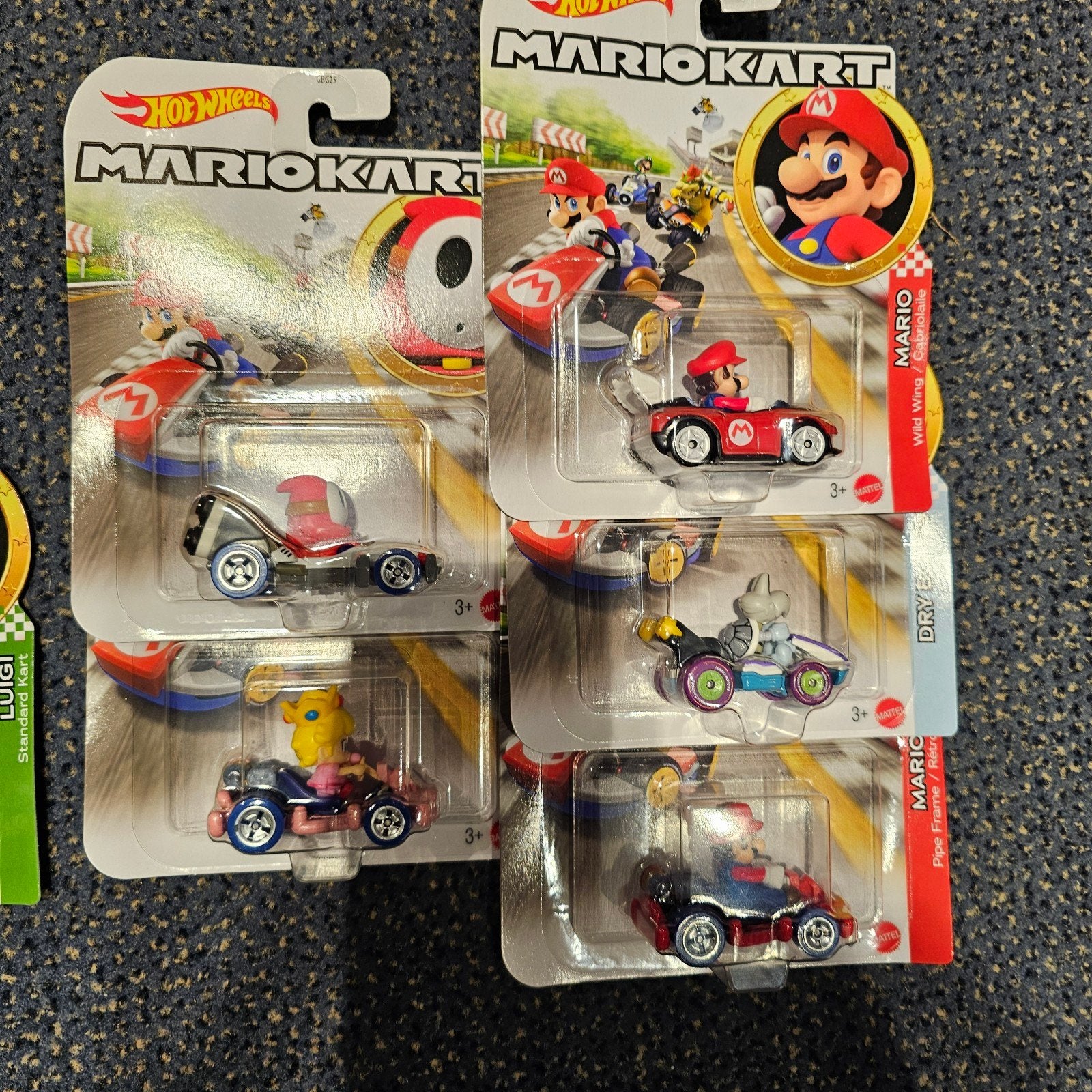 Hot Wheels Mario Kart - Diverse karakters beschikbaar, Mattel Inc., 636 Girard Avenue, East Aurora, NY 14052, USA, Nieuw, Ophalen of Verzenden