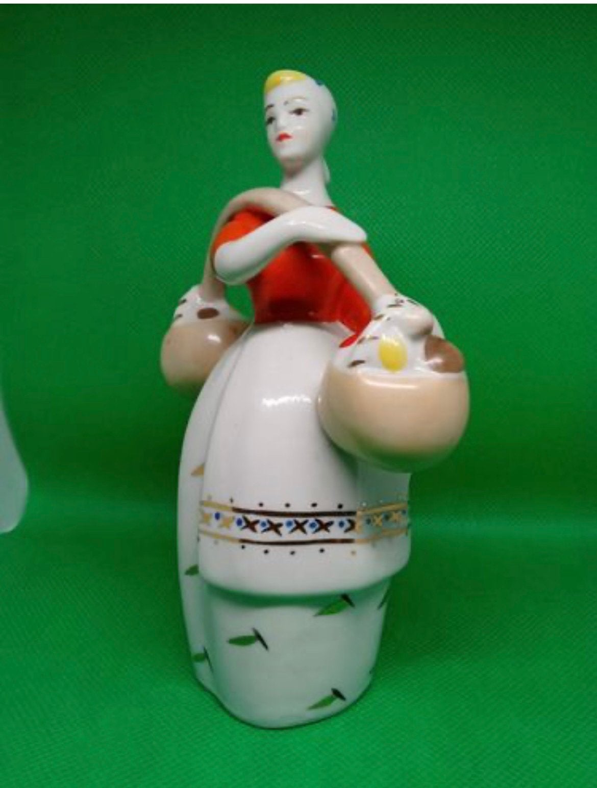 Porseleinen beeldje Oekraine vintage paddestoelen Polonsky, Ophalen of Verzenden