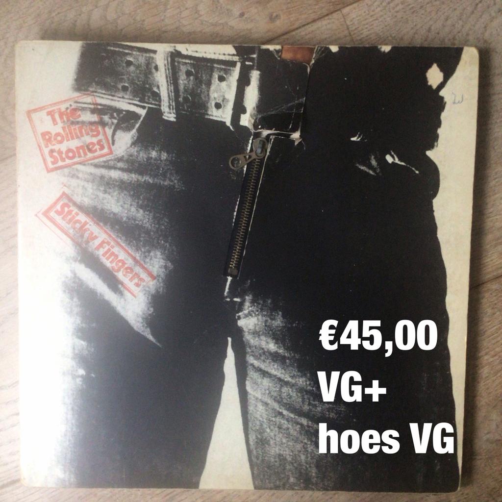 The Rolling Stones- sticky fingers, Cd's en Dvd's, Vinyl | Rock, Ophalen, Gebruikt, 1960 - 1969, Originele persing