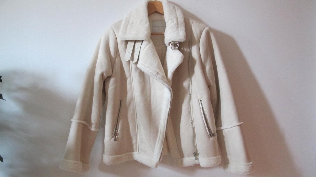 White double-faced jacket, Ophalen of Verzenden, Nieuw, Maat 34 (XS) of kleiner, Beige
