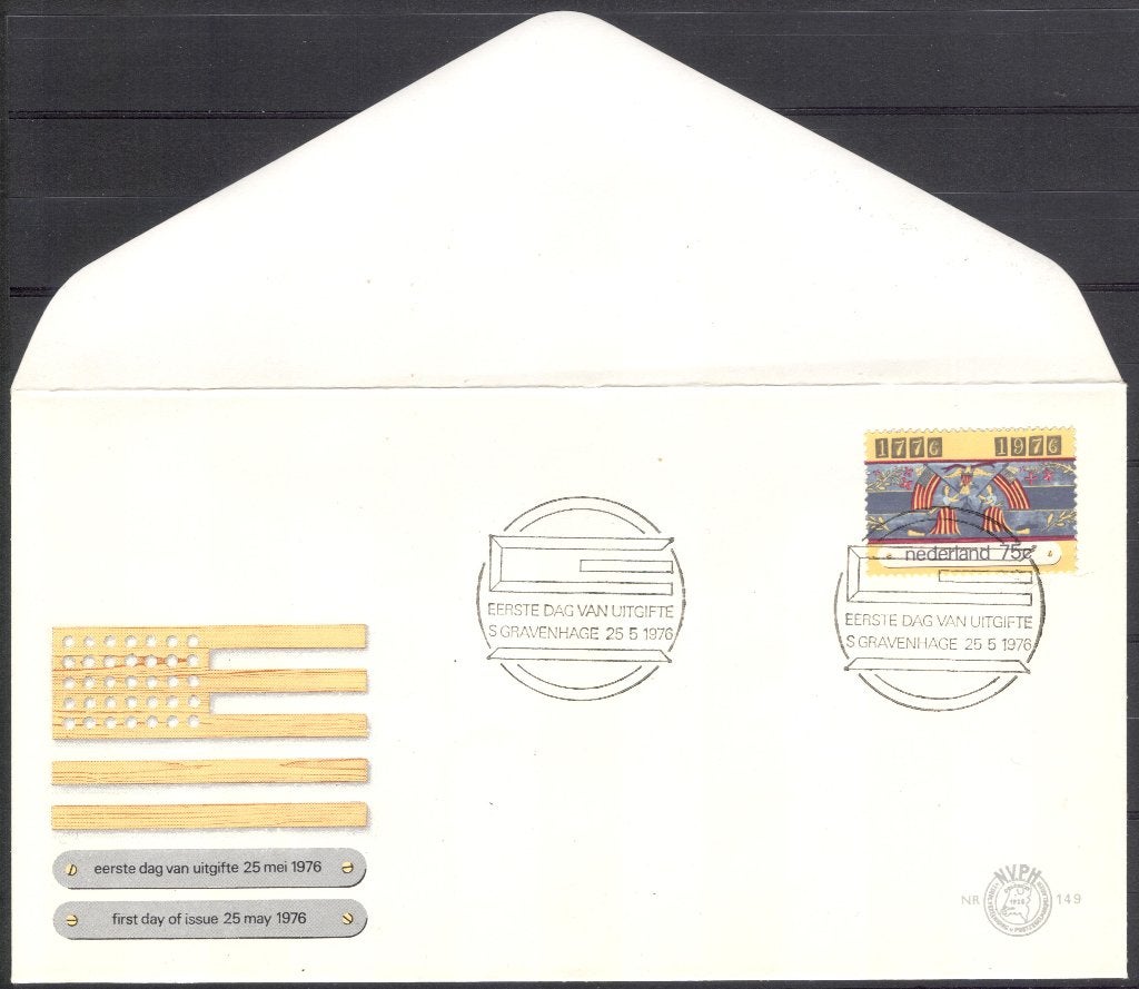 E149 - 200 jaar handelsbetrekkingen met Amerika, Verzenden, Onbeschreven, Nederland