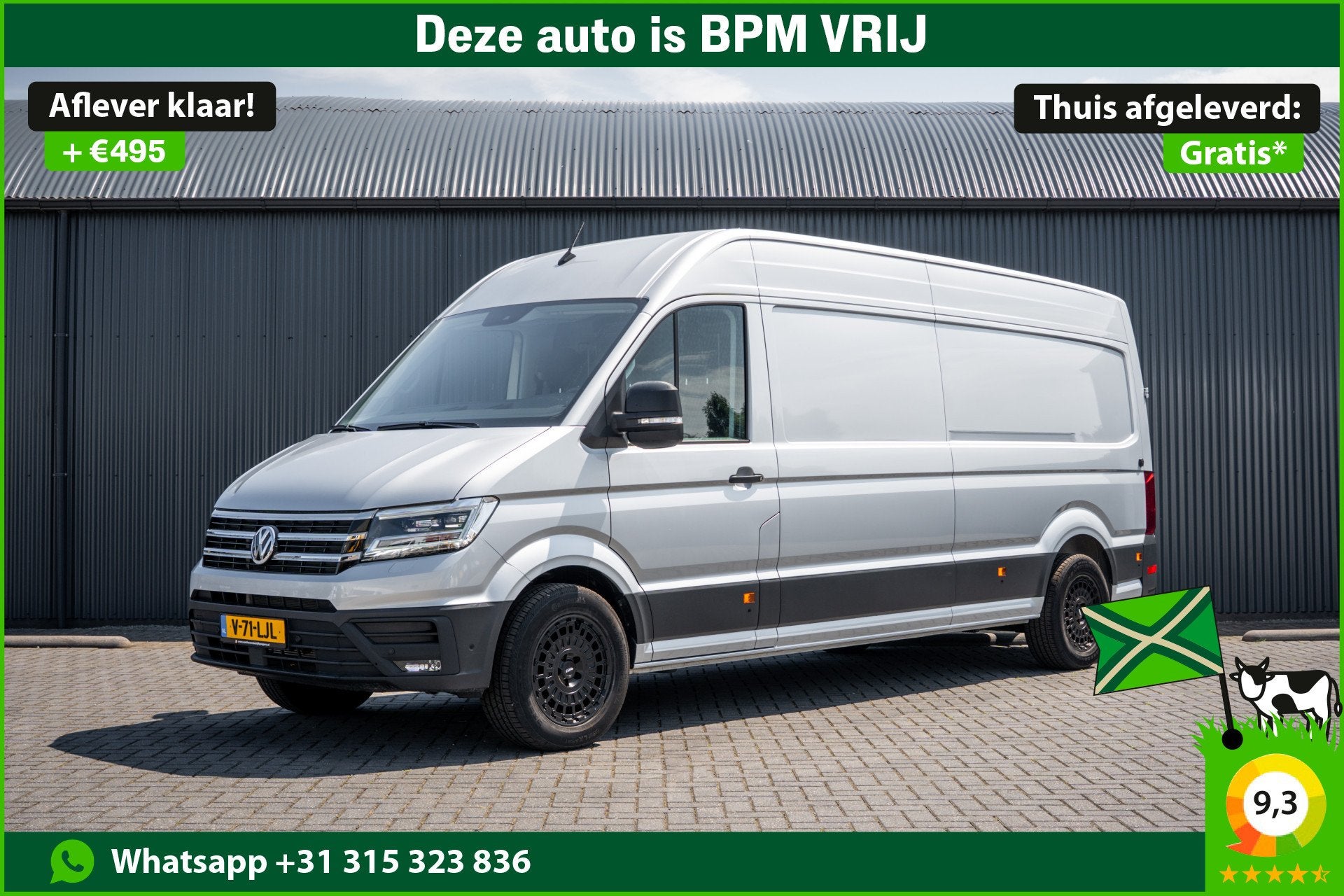 Volkswagen Crafter 2.0 TDI L4H3 | 177 PK | Automaat | LED |, Stof, Gebruikt, 4 cilinders, Volkswagen