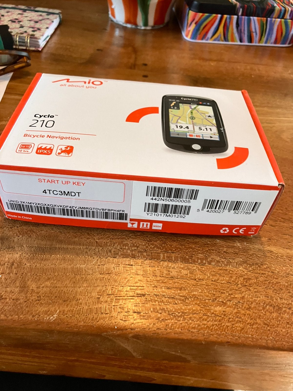 Mio 210 navigatie fietscomputer als nieuw geen krassen +hoes, Fietsen en Brommers, Fietsaccessoires | Fietscomputers, Ophalen of Verzenden