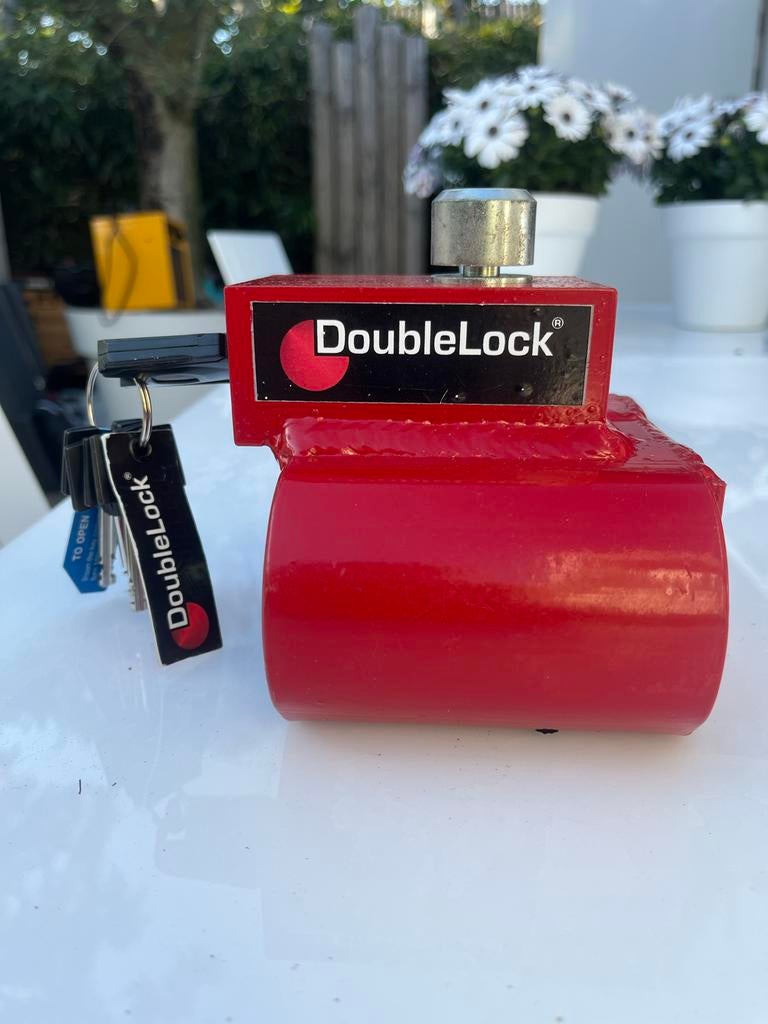 DoubleLock Disselslot - Rood, Compleet met Sleutels, Ophalen of Verzenden, Nieuw