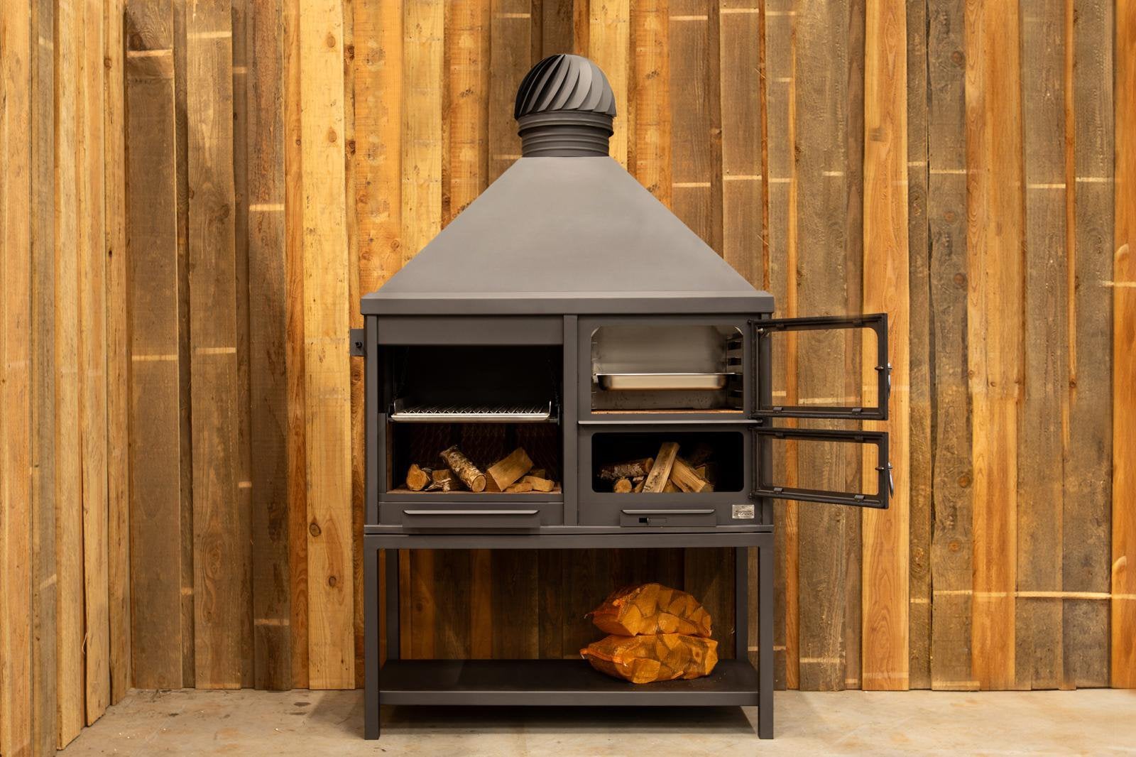 Buitenkeuken van 2B-Goods (model 1560), Ophalen, Houtskool