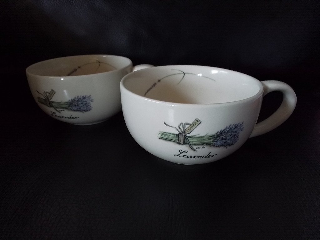 2 Soepkoppen 'Lavender' Jet by ter Steege NIEUW, Huis en Inrichting, Keuken | Servies, Overige typen, Nieuw, Ophalen of Verzenden