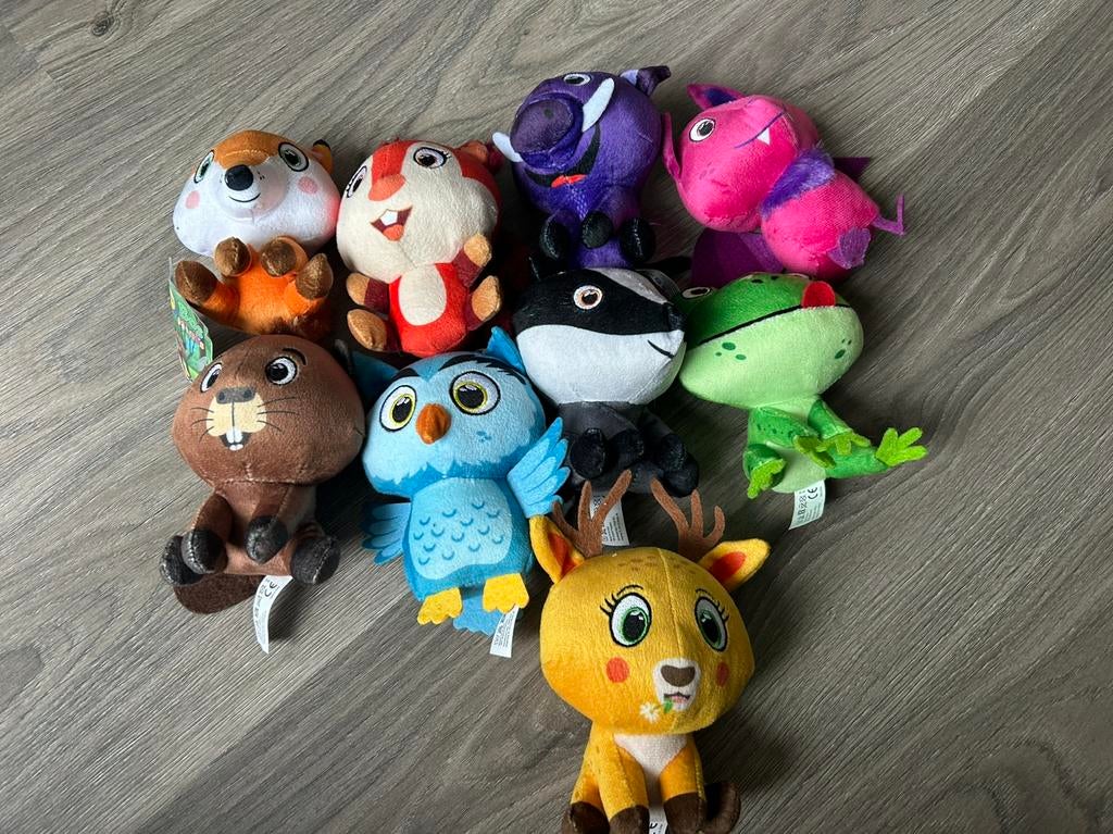 Knuffels lidl bosmini’s, disney pluto en simba, Ophalen of Verzenden, Zo goed als nieuw, Overige typen