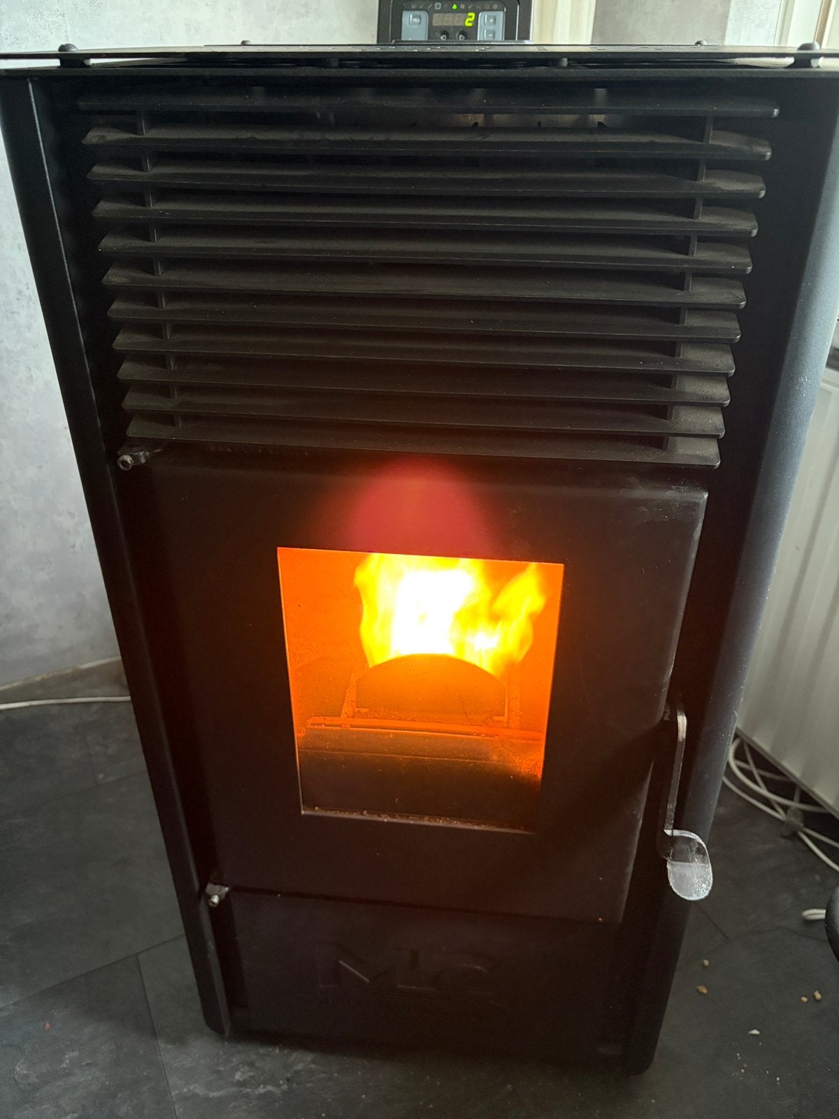 Mooie Lafat Simple 8kW Pelletkachel, Ophalen, Overige brandstoffen, Zo goed als nieuw, Pelletkachel