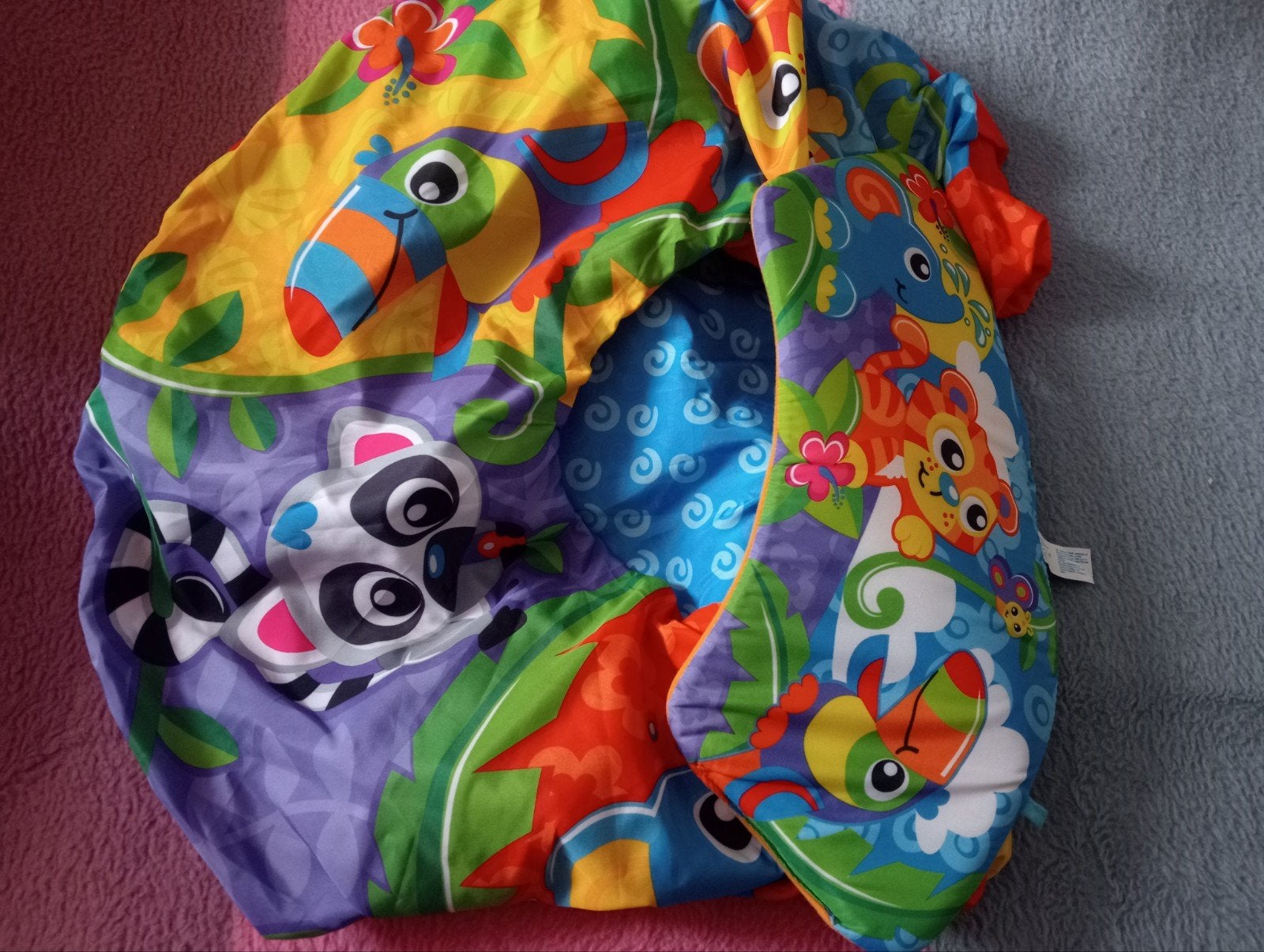 Kleurrijke babygym met jungle dieren, Kinderen en Baby's, Ophalen of Verzenden, Gebruikt, Babygym
