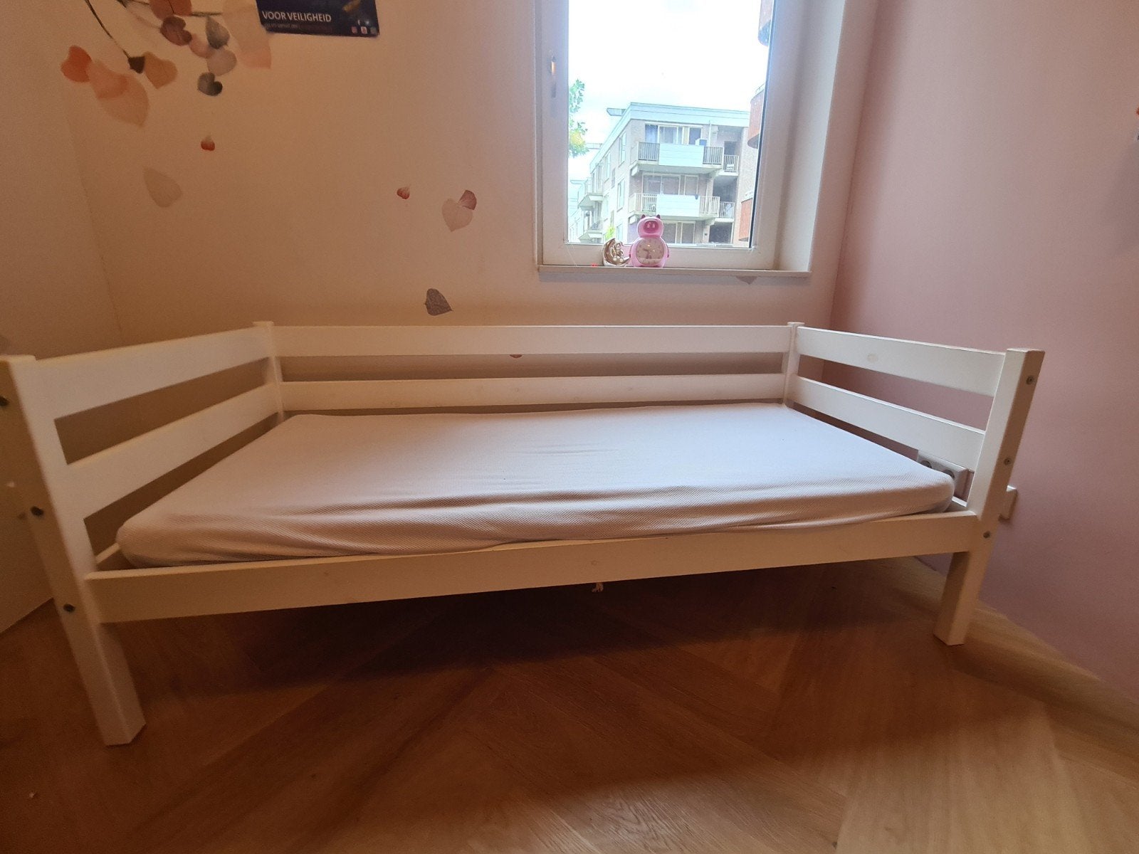 Hoppekids kinderbed, Ophalen, 140 tot 160 cm, 70 tot 85 cm, Matras