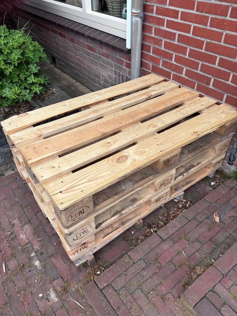 3 GRATIS EPAL Pallets, Ophalen, Zo goed als nieuw, 50 mm of meer, Pallet