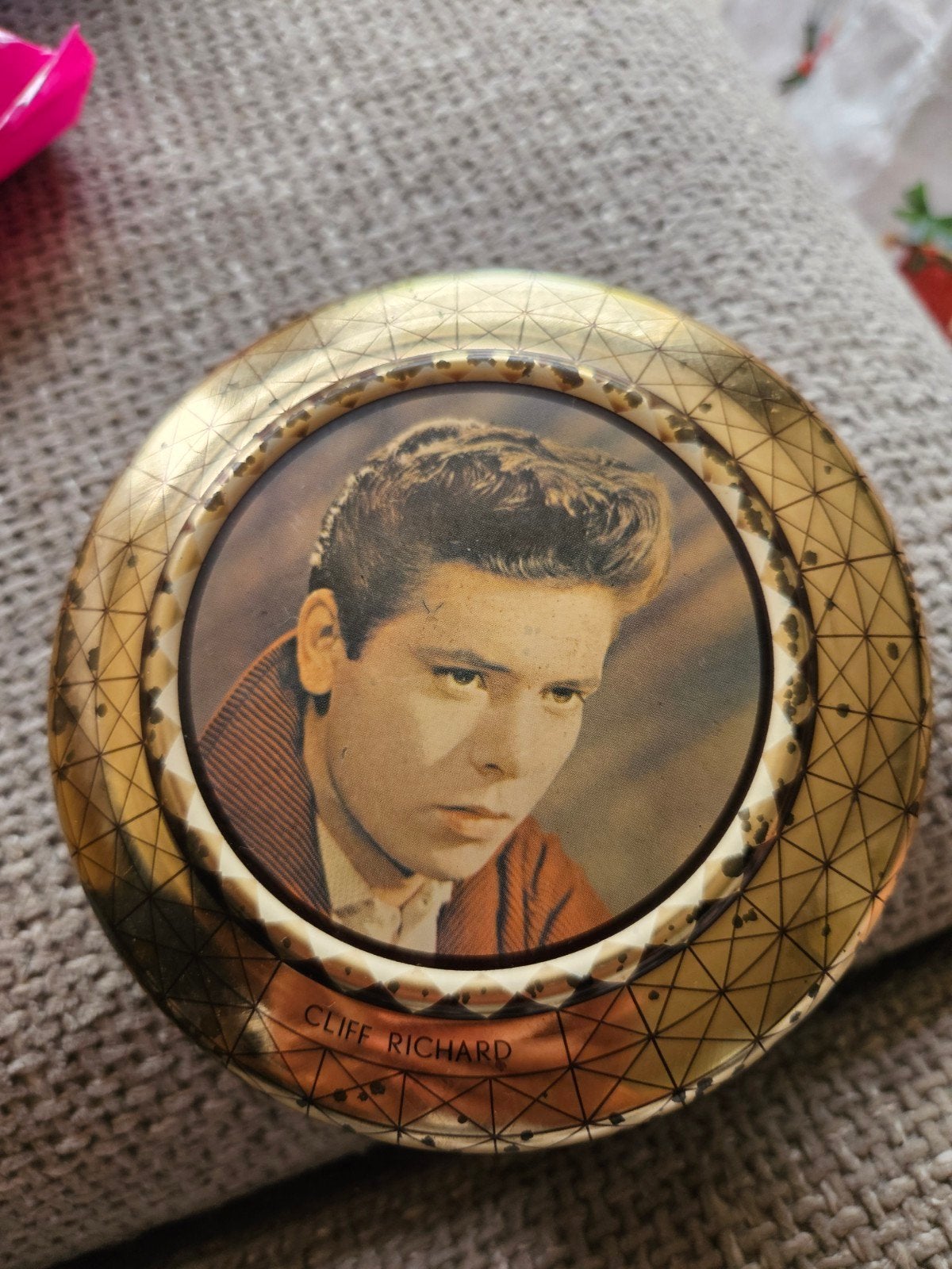 Kwatta Breda blik Cliff Richard vintage, Verzamelen, Ophalen of Verzenden, Gebruikt, Overige
