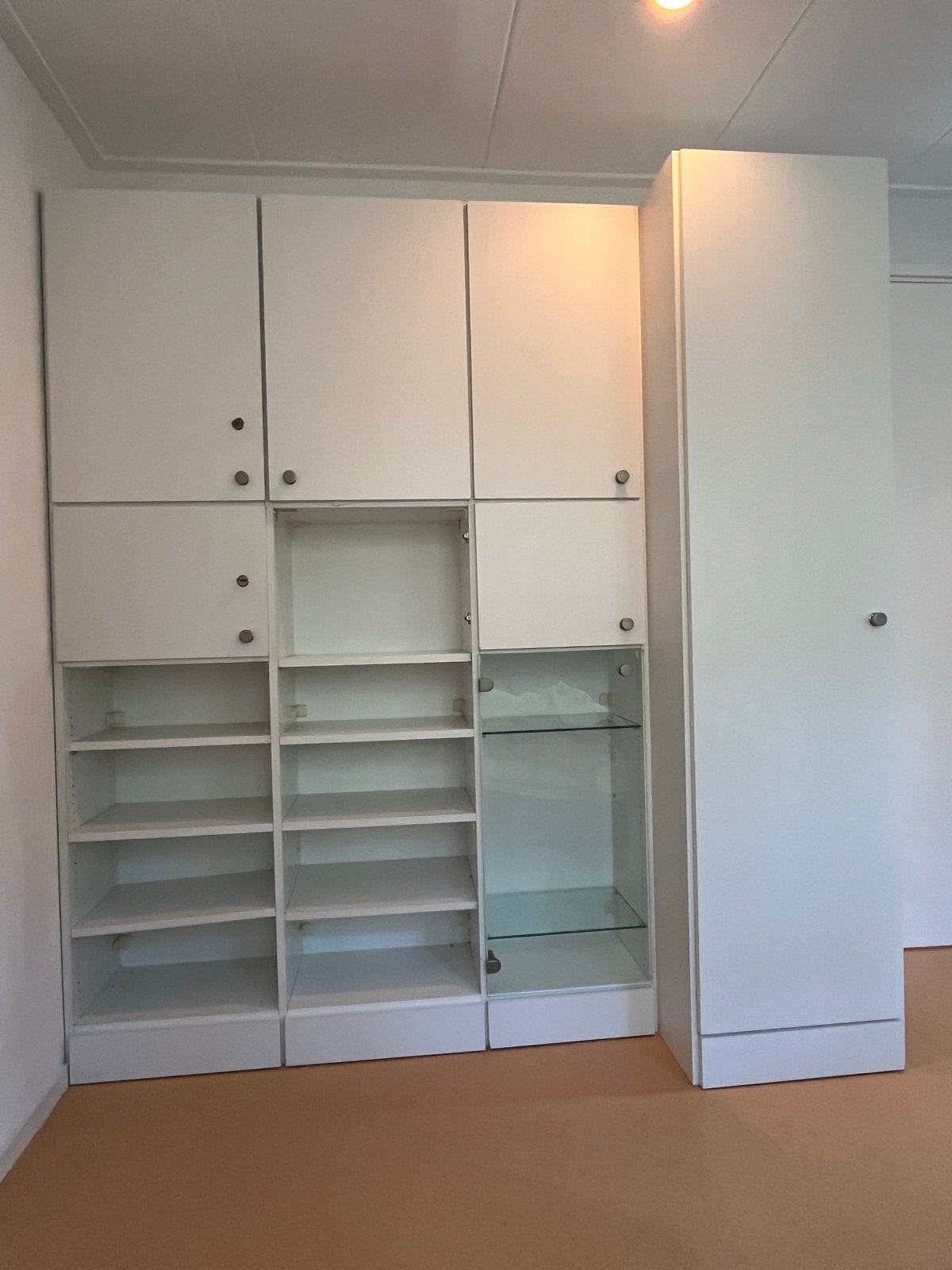 Witte wandkast IP-20 - 205x190 cm, Huis en Inrichting, Ophalen, Overige materialen, Met deur(en), 200 cm of meer
