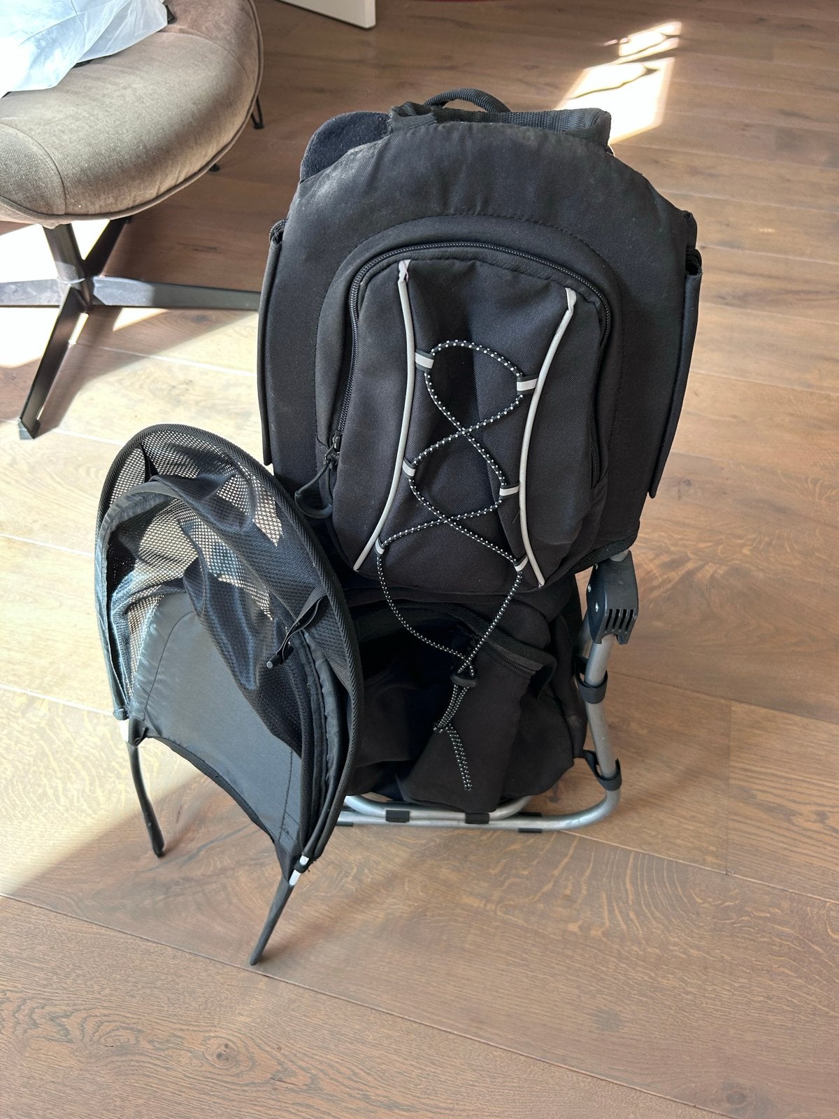 Comfortabele Draagrugzak voor Wandelingen en Avonturen, Kinderen en Baby's, Babydragers en Draagdoeken, Gebruikt, Rug, Draagzak