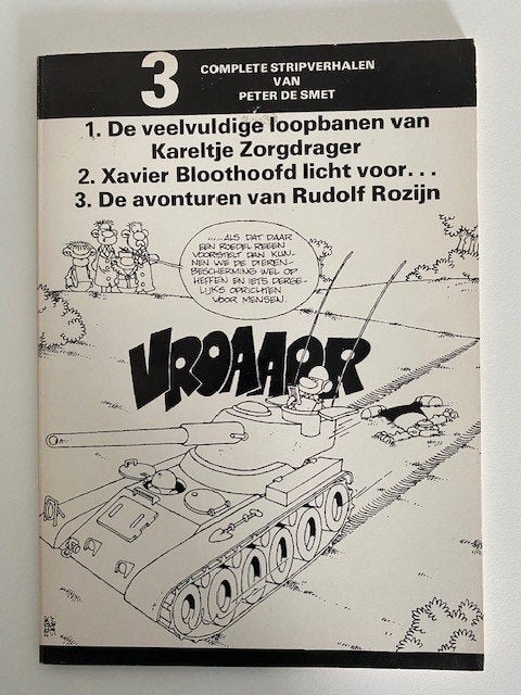 3 Verhalen van Peter de Smet, SC, humor, Eén stripboek, Ophalen of Verzenden, Gelezen