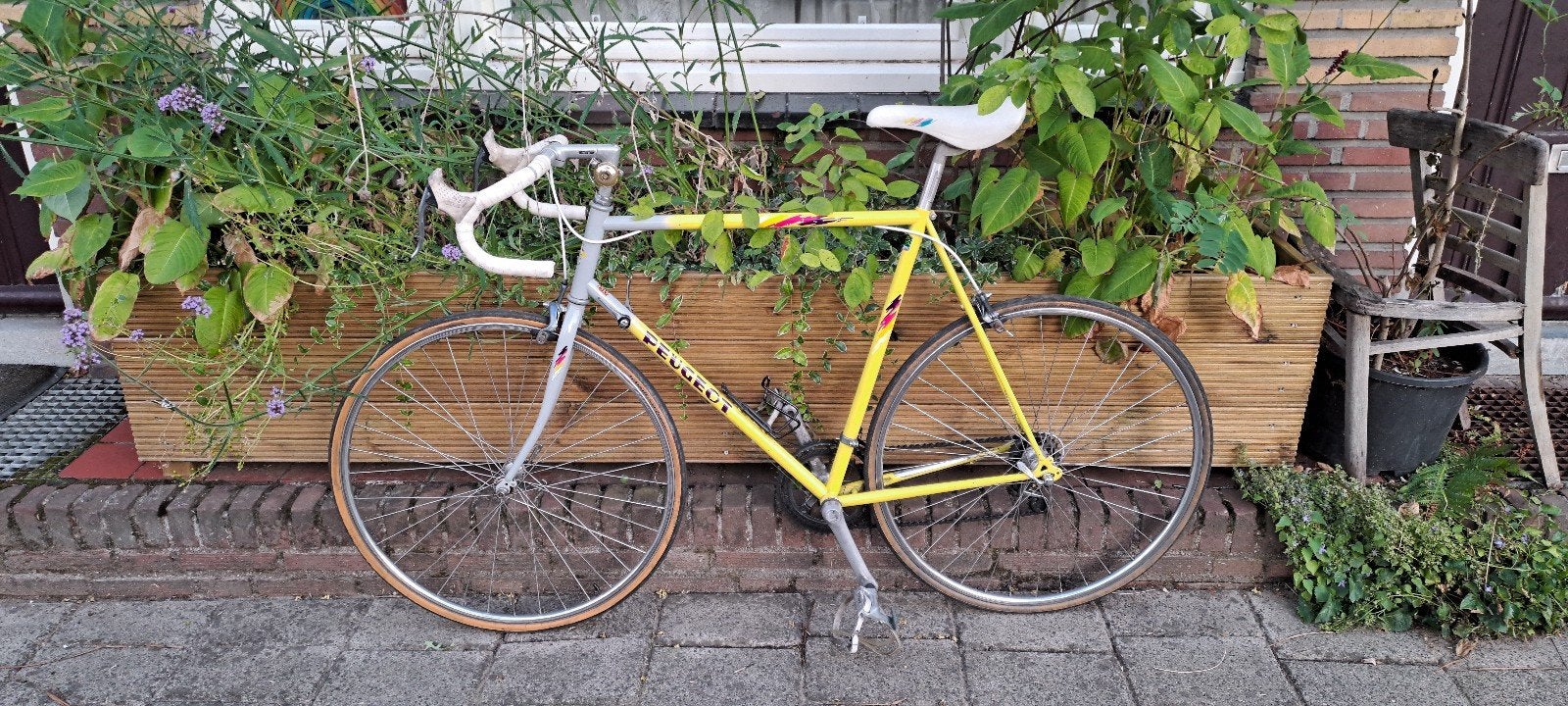 Peugeot Ventoux racefiets uit 1988 - Maat 58, 28 inch, Gebruikt, 57 tot 61 cm, Ophalen