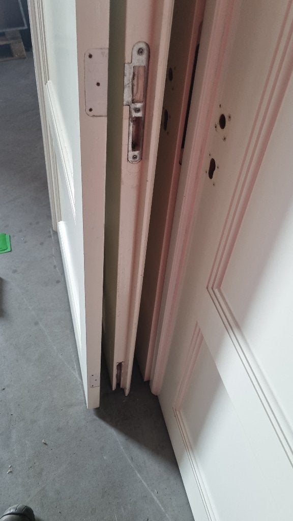 Set paneeldeuren binnendeuren deuren hardhout ( 517 ), Ophalen, Gebruikt, 120 cm of meer, Binnendeur