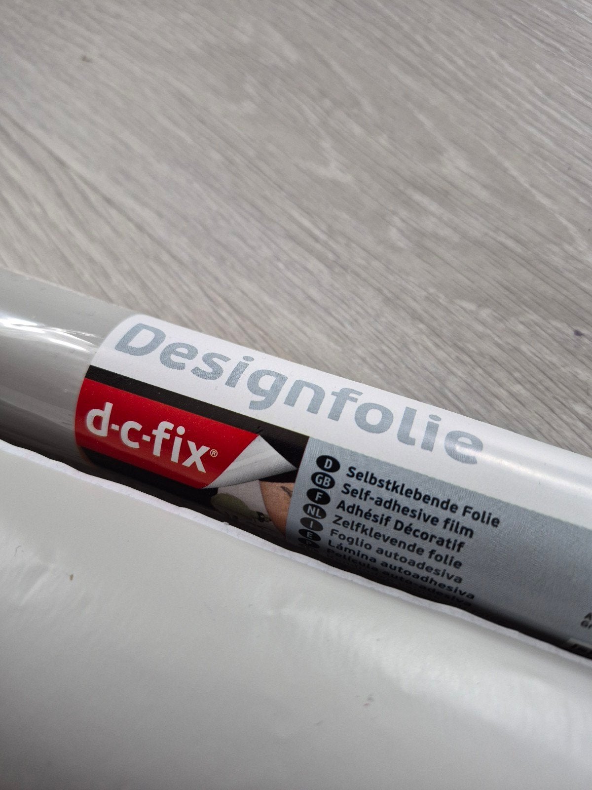 Wrapfolie lichtgrijs D-C-fix, Ophalen, Nieuw, Minder dan 5 m², Folie