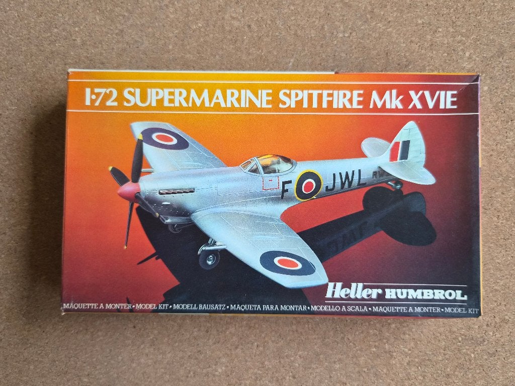 Heller 80282 Spitfire Mk.XVIe 1:72 zie omschr, Overige merken, 1:72 tot 1:144, Heller, Ophalen of Verzenden