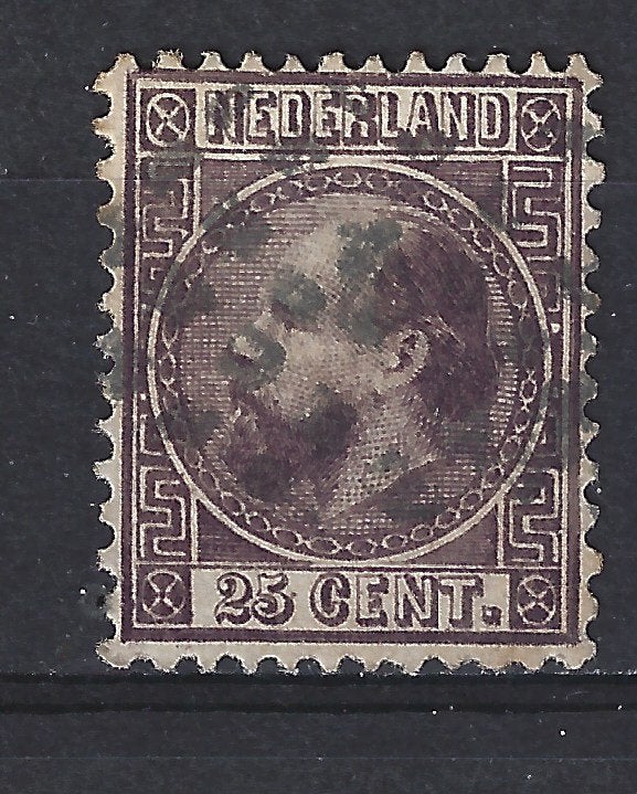 NVPH 11 gebruikt Willem III 1867 ; OUD NEDERLAND p/stuk, Postzegels en Munten, Ophalen of Verzenden, T/m 1940, Gestempeld