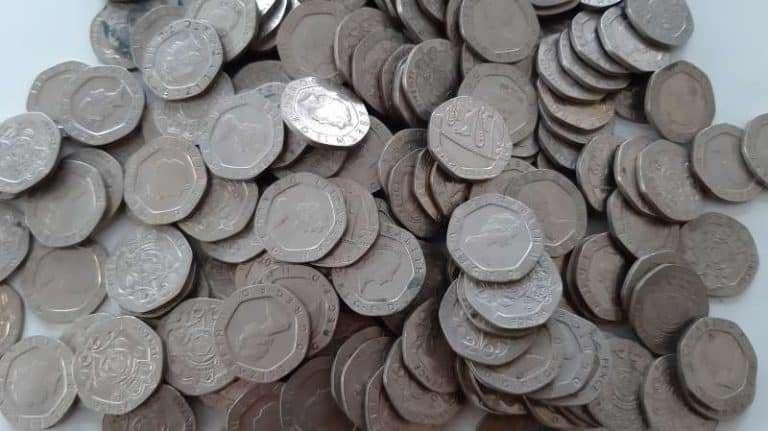 250 Gram 20 pence Verenigd Koninkrijk, Postzegels en Munten, Munten | Europa | Niet-Euromunten, Ophalen of Verzenden, Overige landen