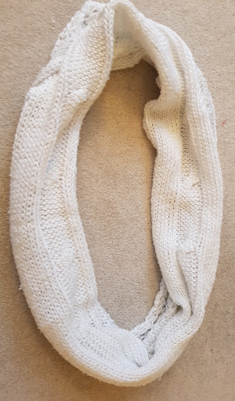 Grof gebreide colsjaal wit wol sjalen winter sjaal, Kleding | Dames, Verzenden, Gedragen, Sjaal