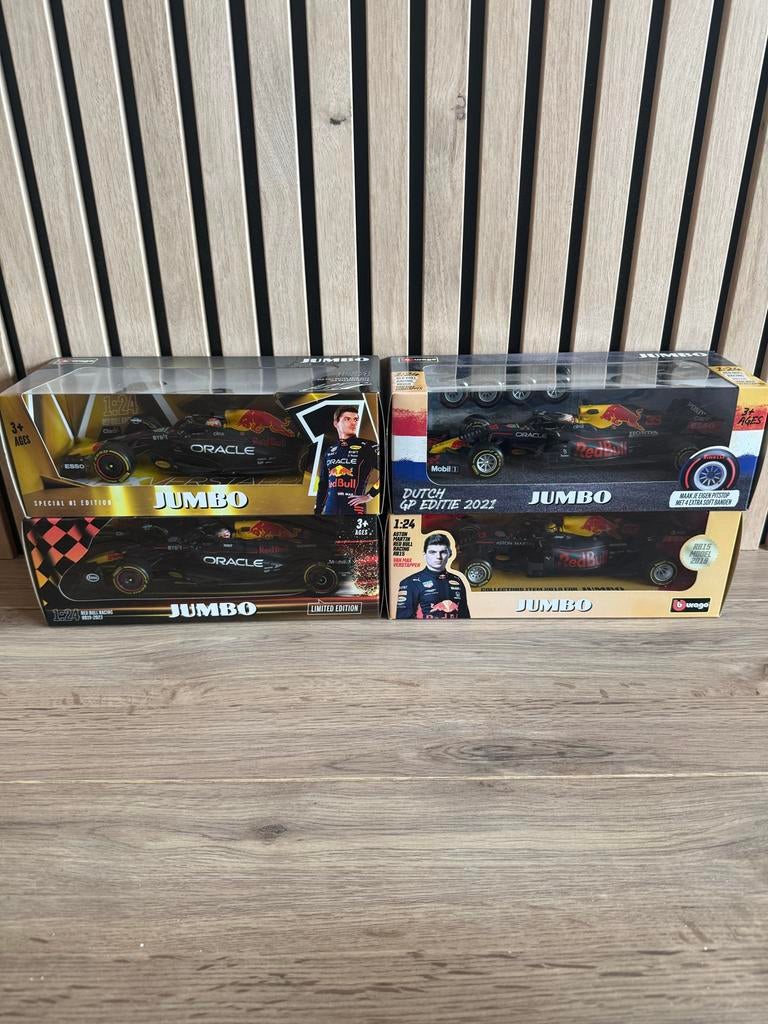 Max Verstappen Jumbo modellen (2019, 2021, 2022, 2023), Ophalen of Verzenden, Nieuw, Auto, Overige merken