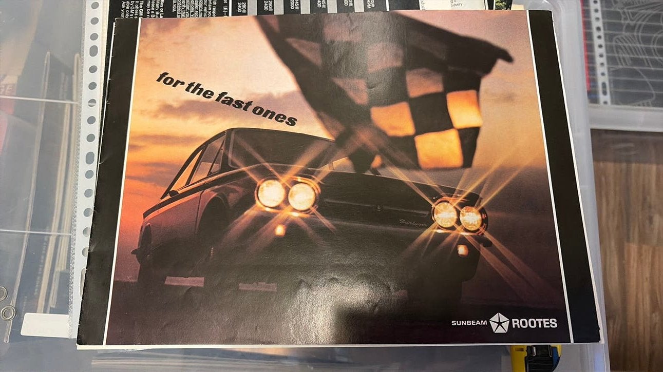 Sunbeam IMP en Stiletto brochure, Ophalen of Verzenden, Zo goed als nieuw, Overige merken