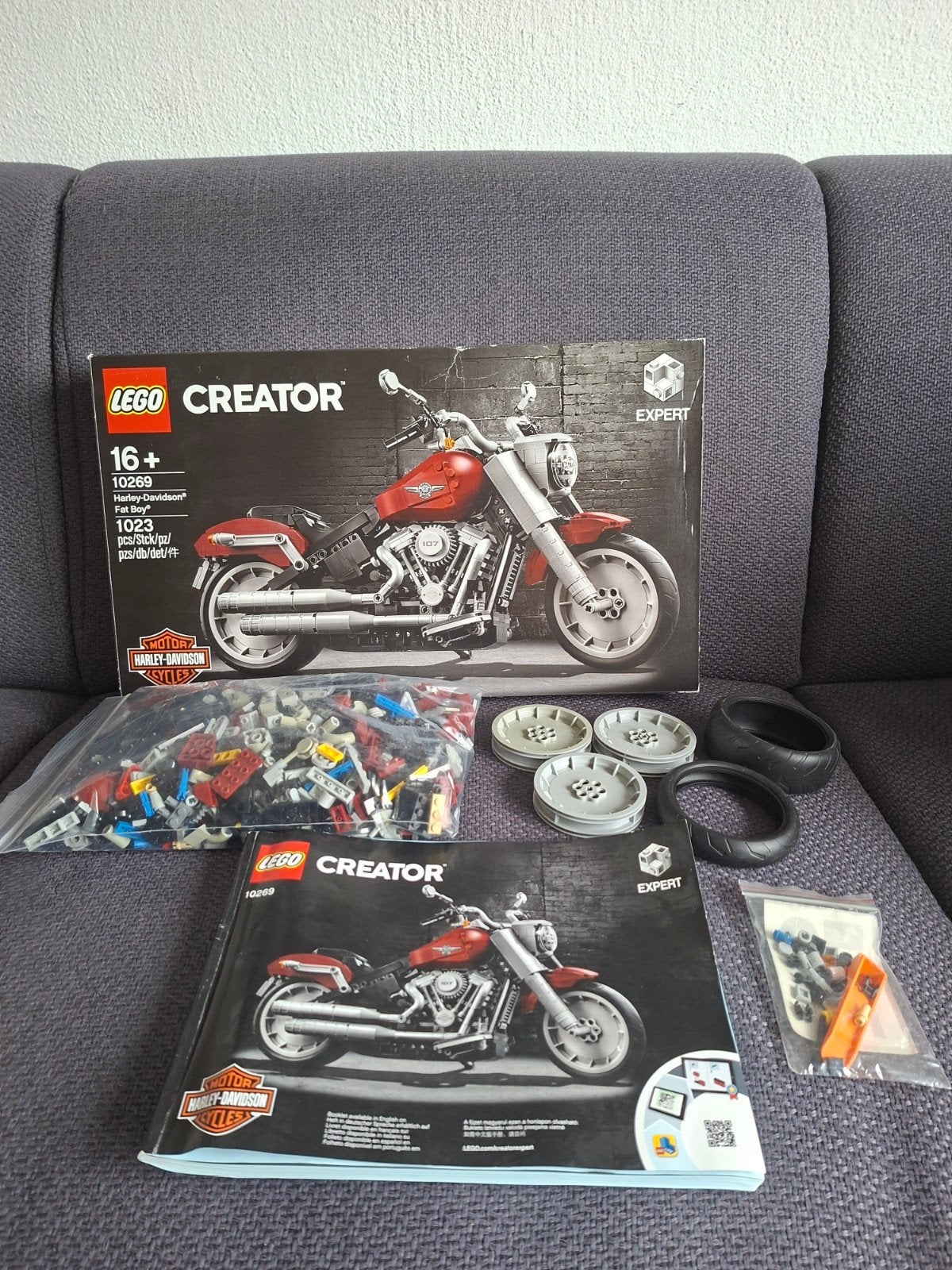 LEGO Creator Expert Harley-Davidson Fat Boy 10269, Ophalen, Gebruikt, Lego, Compleet