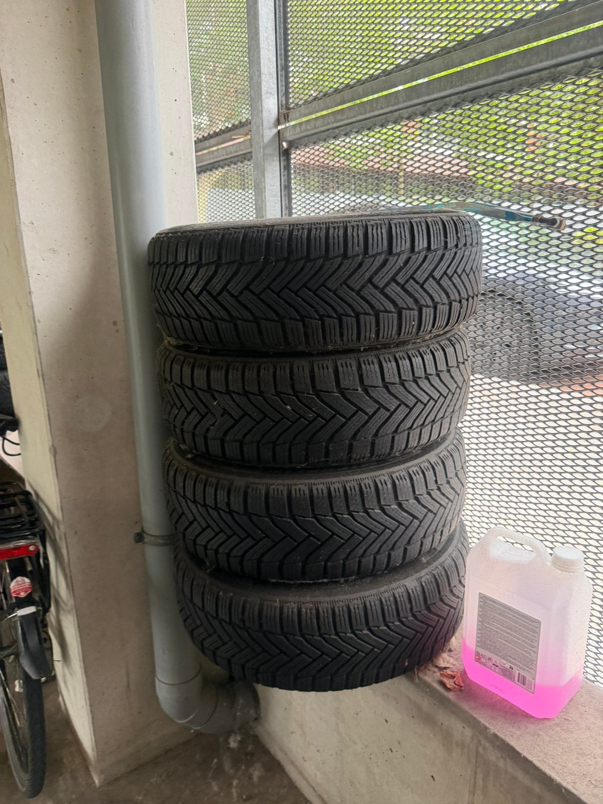 KOOPJE!  4 Michelin Alpin 6 winterbanden op stalen velgen, Ophalen, Zo goed als nieuw