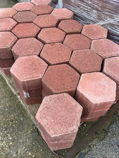 Hexagon stenen., Tuin en Terras, Ophalen, Klinkers, Nieuw, 10 m² of meer