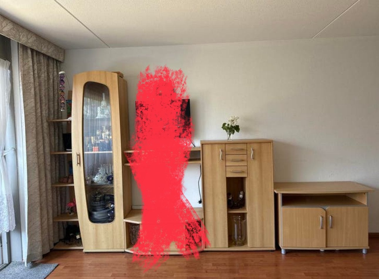3-delige woonkamerset - Gebruikt, 250 tot 300 cm, Gebruikt, Ophalen of Verzenden, Met lade(s)