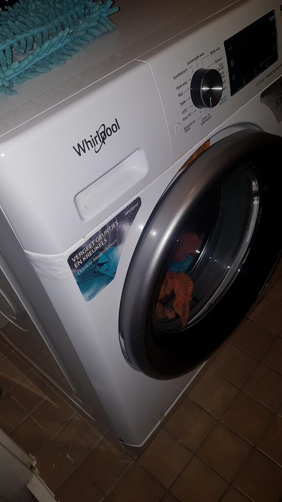 Wasmachine whirlpool ., Ophalen of Verzenden, 1200 tot 1600 toeren, 85 tot 90 cm
